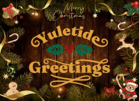 Formally Proclaimed Yuletide Greetings