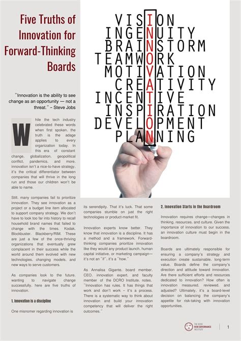 Forward-Thinking Wishes for a Year of Innovation