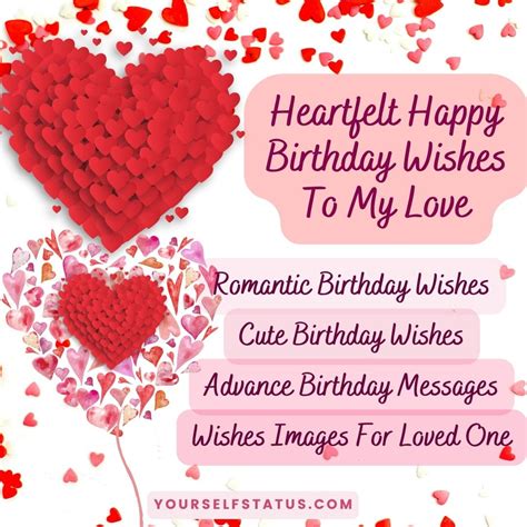 From My Heart to Yours: Romantic & Heartfelt Wishes