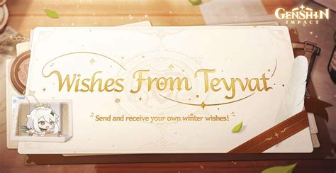 From Teyvat with Love: Character-Themed Blessings