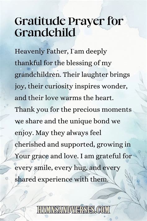 From the Children & Grandchildren: Wishes of Gratitude & Love