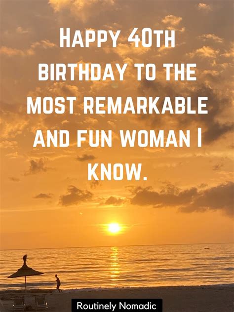 From the Desk Of: Professional & Respectful 40th Birthday Greetings