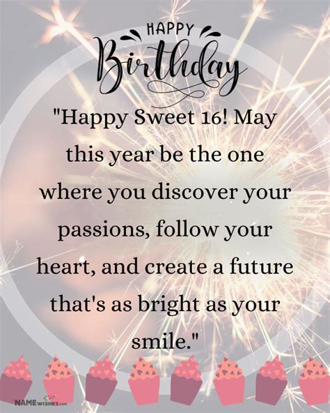 From the Heart: Sentimental Sweet 16 Messages