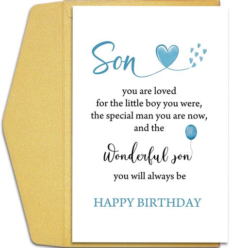 From the Heart: Sentimental Wishes for a Son or Daughter