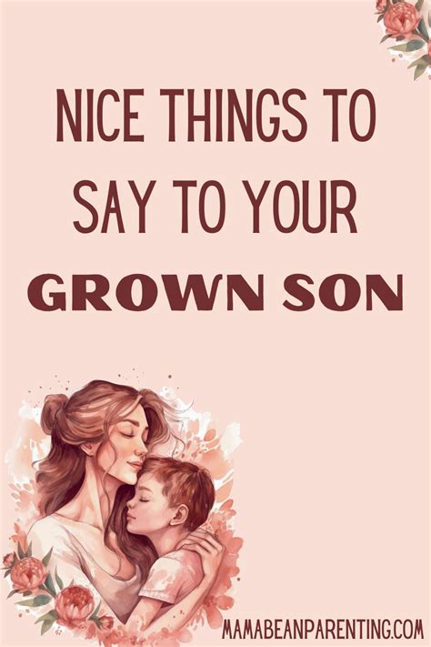 From Your Heart to Your Grown-Up Son