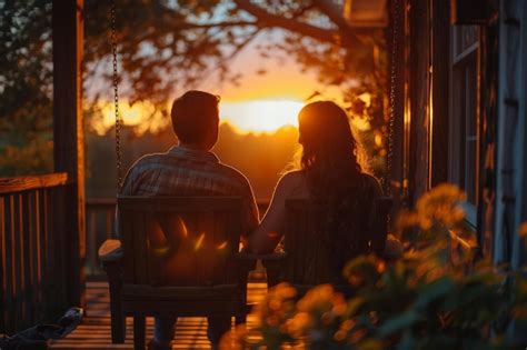 Front Porch Swing & Sunset Wishes