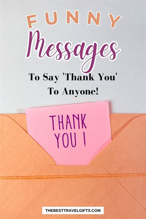 Funny & A Little Bit Sassy: Thanks with a Giggle