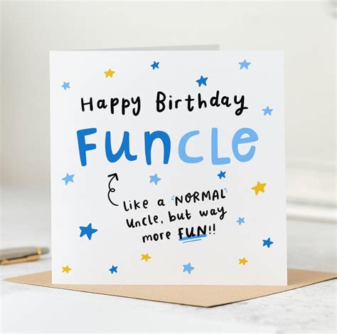 Funny Birthday Messages for the 'Funcle' (Fun Uncle)