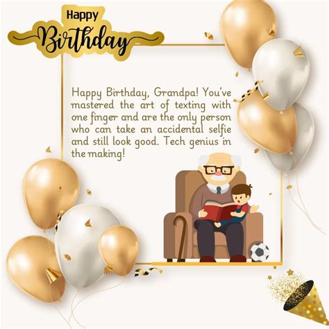 Funny Birthday Wishes for the Grandpa Who Loves a Laugh