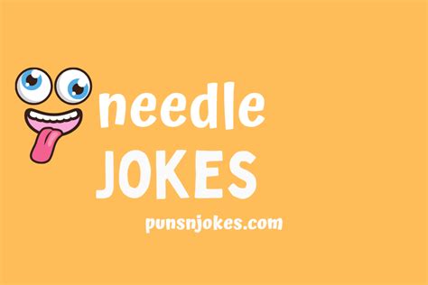 Funny & Fearless: Jokes About the Needle