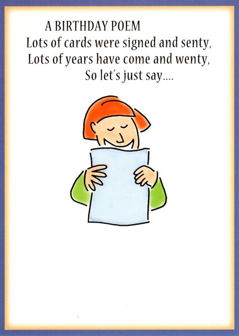 Funny & Giggly Birthday Rhymes