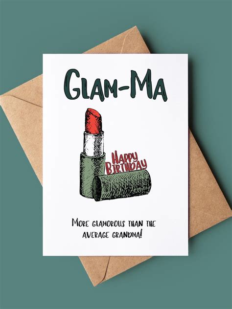Funny & Lighthearted Messages for the 'Glam-ma'