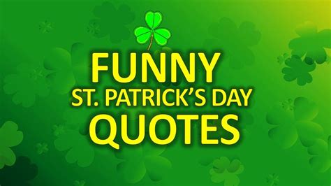 Funny & Playful St. Patrick's Day Wishes