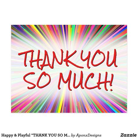 Funny & Playful Thank Yous