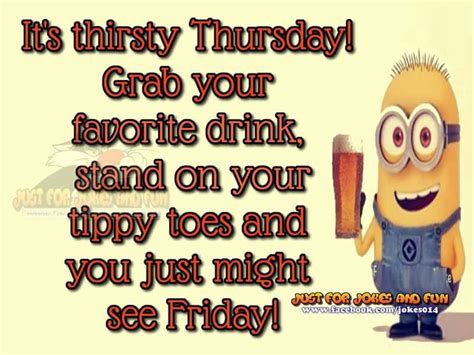 Funny & Playful "Thirsty Thursday" Greetings