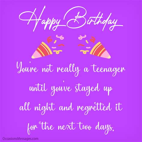 Funny & Relatable Wishes for the New Teenager