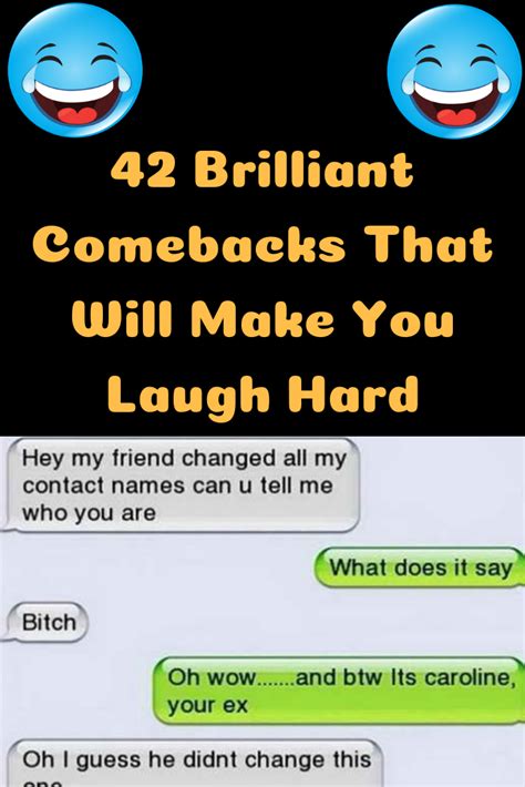 Funny & Sarcastic Comebacks (Use With Caution!)