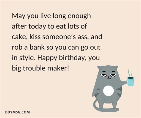 Funny & Sarcastic Wishes for the Almost-Adult