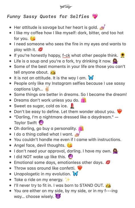 Funny & Sassy Notes to My Awesome Self