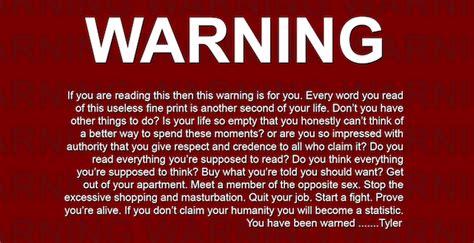 Funny Warnings & Disclaimers