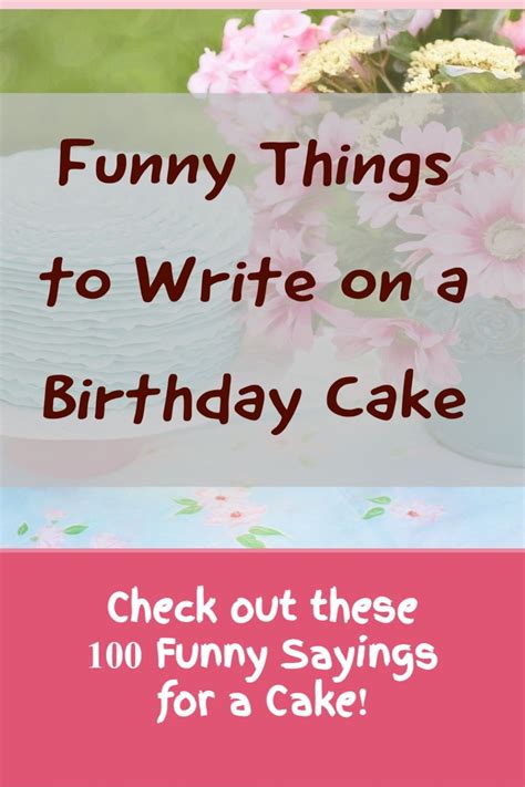 Funny Wishes for the Cake Connoisseur
