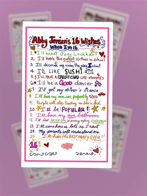 Funny Wishes Inspired by Abby's Mishaps