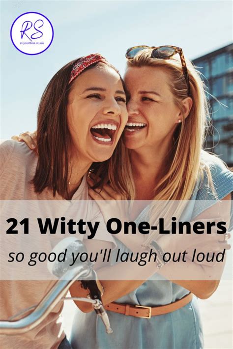 Funny & Witty One-Liners: To Make Him Laugh Out Loud