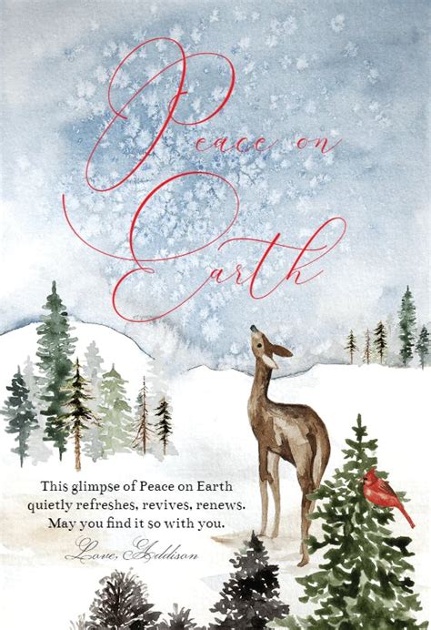 Gentle & Hopeful Greetings for a Quiet Christmas