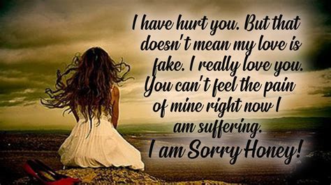 Genuinely Sorry & Heartfelt