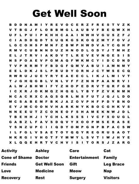 Get Well Soon, Word Nerd: Puzzles & Pick-Me-Ups