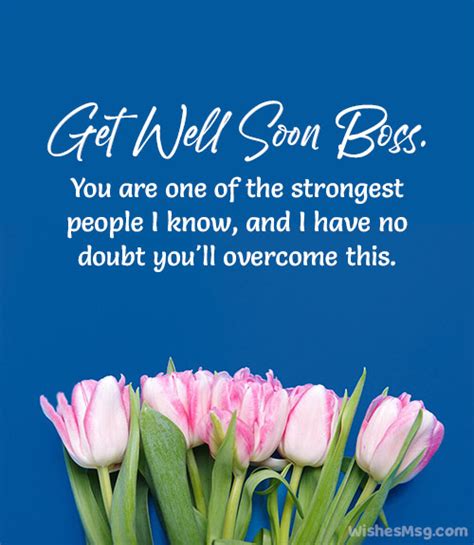 Get Well Wishes for a Colleague or Boss