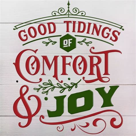 "Glad Tidings": Messages of Pure Joy & Cheer