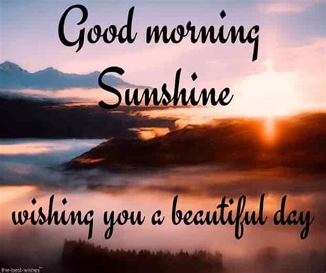 Good Morning, Sunshine! Wishes for an Early Start