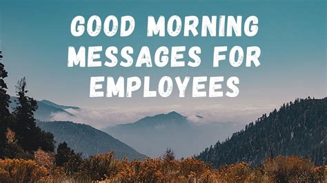 Good Morning, Team: Professional & Positive Notes for Colleagues