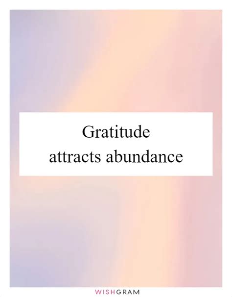 Gratitude Wishes to Attract Abundance