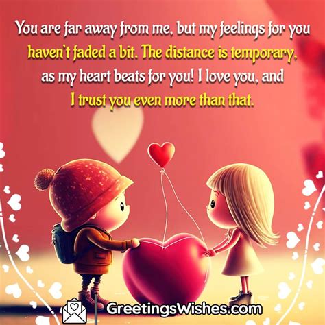 Greetings for Loved Ones Miles Apart