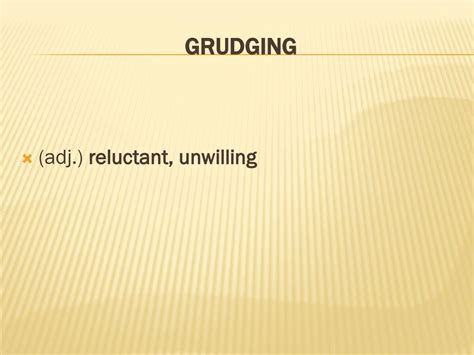 Grudging Congratulations & Reluctant Praise