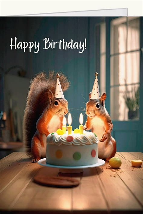 Happy Birthday Wishes for Our Favorite Squirrel