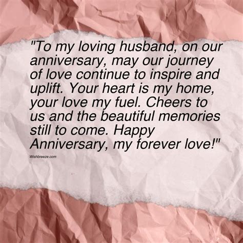 Heart Touching Anniversary Wishes for Husband: Expressing Your Deepest Love