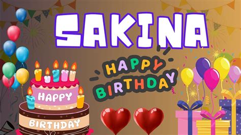 Heartfelt Birthday Messages for Sakina