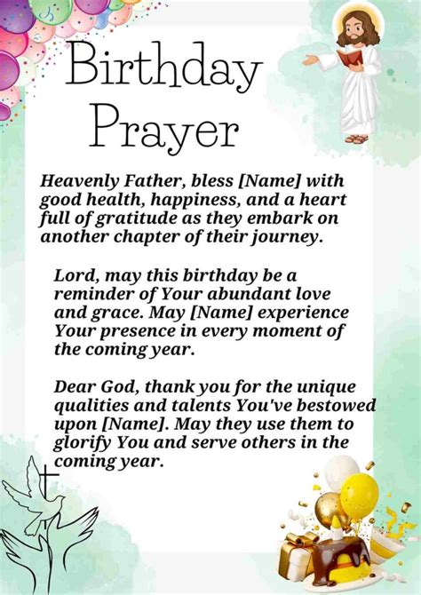 Heartfelt Birthday Prayers for Their Journey