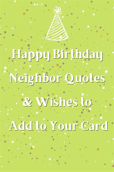 Heartfelt & Friendly Wishes for a Great Neighbor