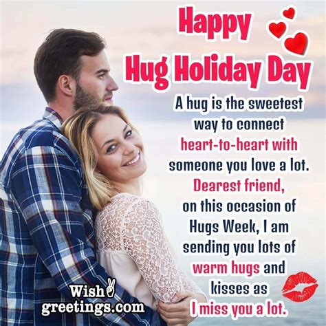 Heartfelt Holiday Hugs in a Message