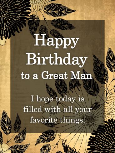 Heartfelt Messages for a Genuinely Great Guy