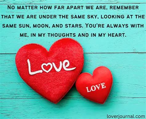 Heartfelt Messages for a Long-Distance Love