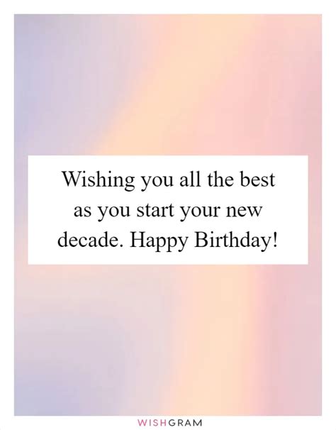 Heartfelt Messages for a New Decade