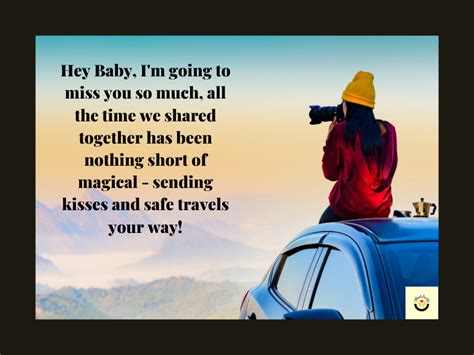Heartfelt Messages for a Safe Journey