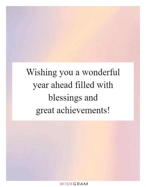 Heartfelt Messages for a Wonderful Year