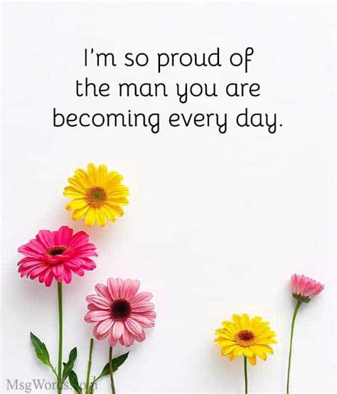 Heartfelt Messages for the Man You're Becoming