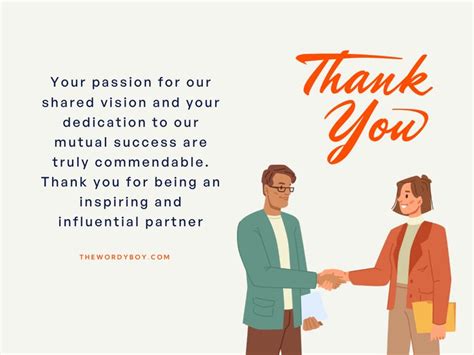 Heartfelt Messages of Gratitude and Partnership